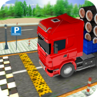 卡车停车场3D货运卡车Truck Parking 3D Cargo Truck